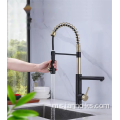 Spring Pull Type Mixer Faucet Stainless Steel